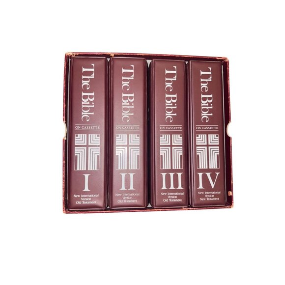 The Bible On Cassette New International Version Old Testament Complete Set - Picture 1 of 12